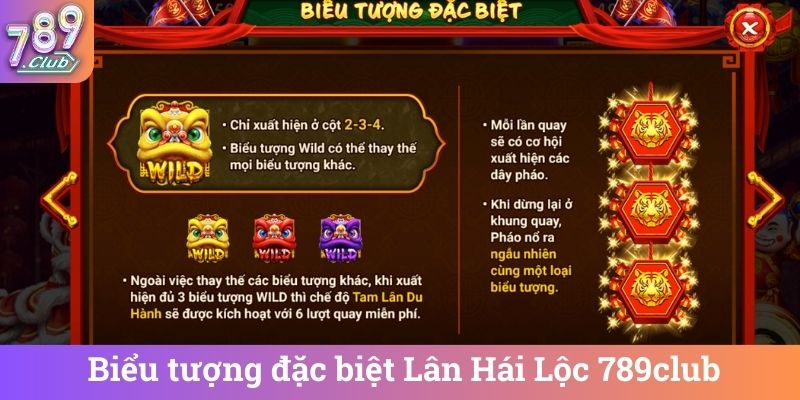 Biểu tượng đặc biệt Lân Hái Lộc 789club