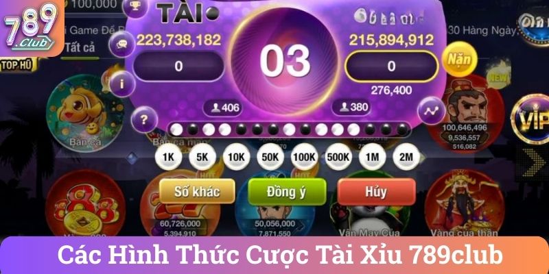 Các Hình Thức Cược Tài Xỉu 789club