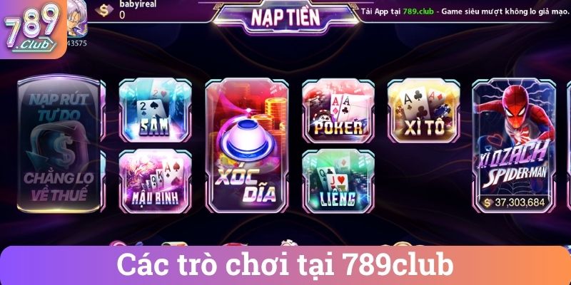 Giới thiệu 789club và Các trò chơi tại 789club