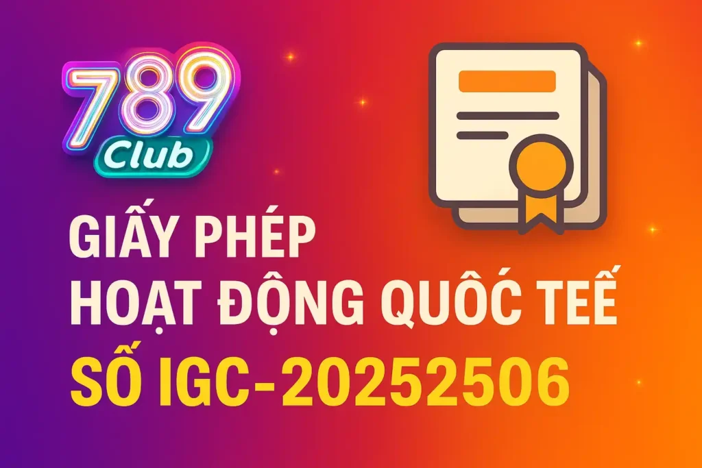 Giấy phép hoạt động quốc tế số IGC-20252506
